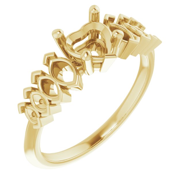 Accented Engagement Ring