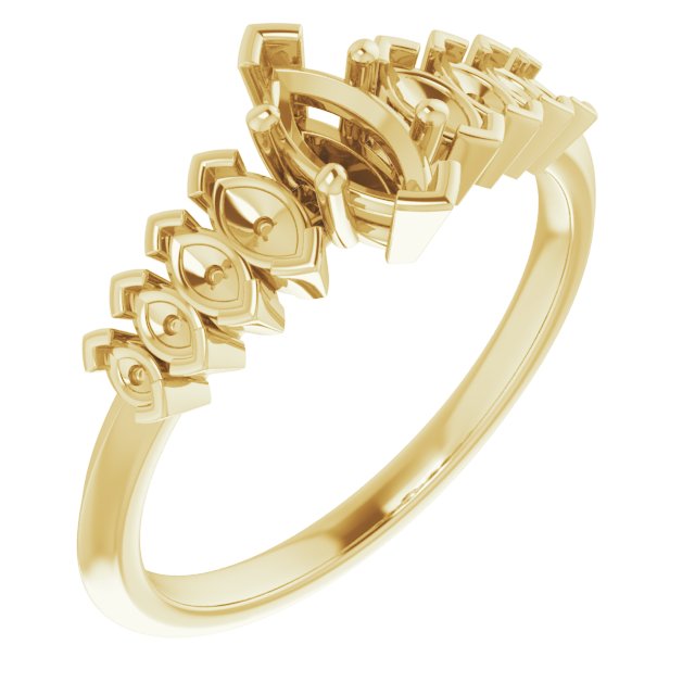 Accented Engagement Ring