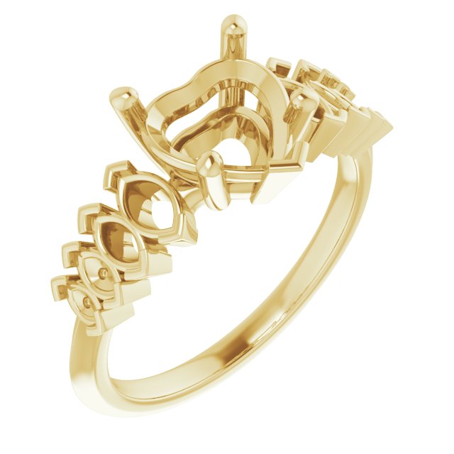 Accented Engagement Ring