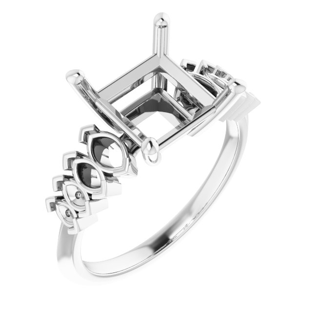 Accented Engagement Ring