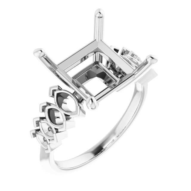 Accented Engagement Ring
