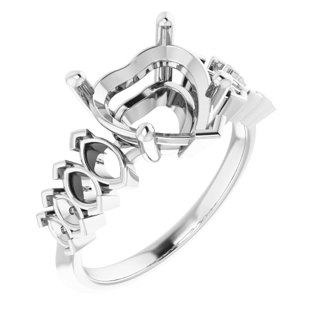 Accented Engagement Ring