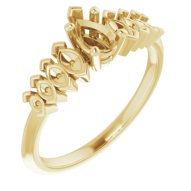 Accented Engagement Ring