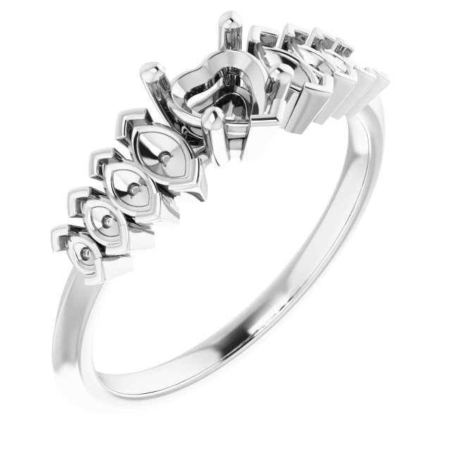 Accented Engagement Ring