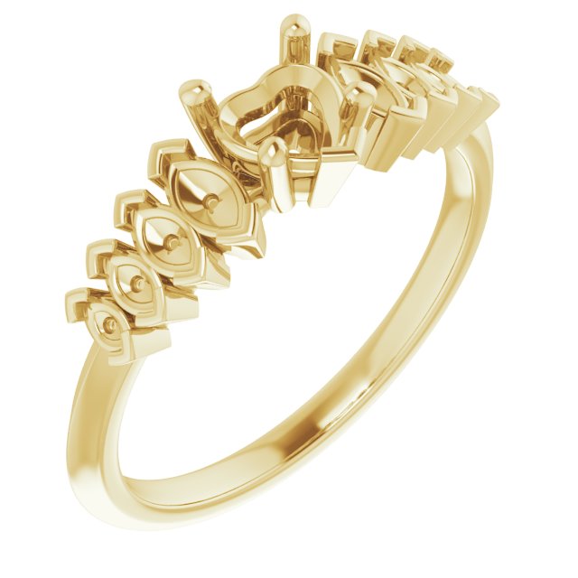 Accented Engagement Ring