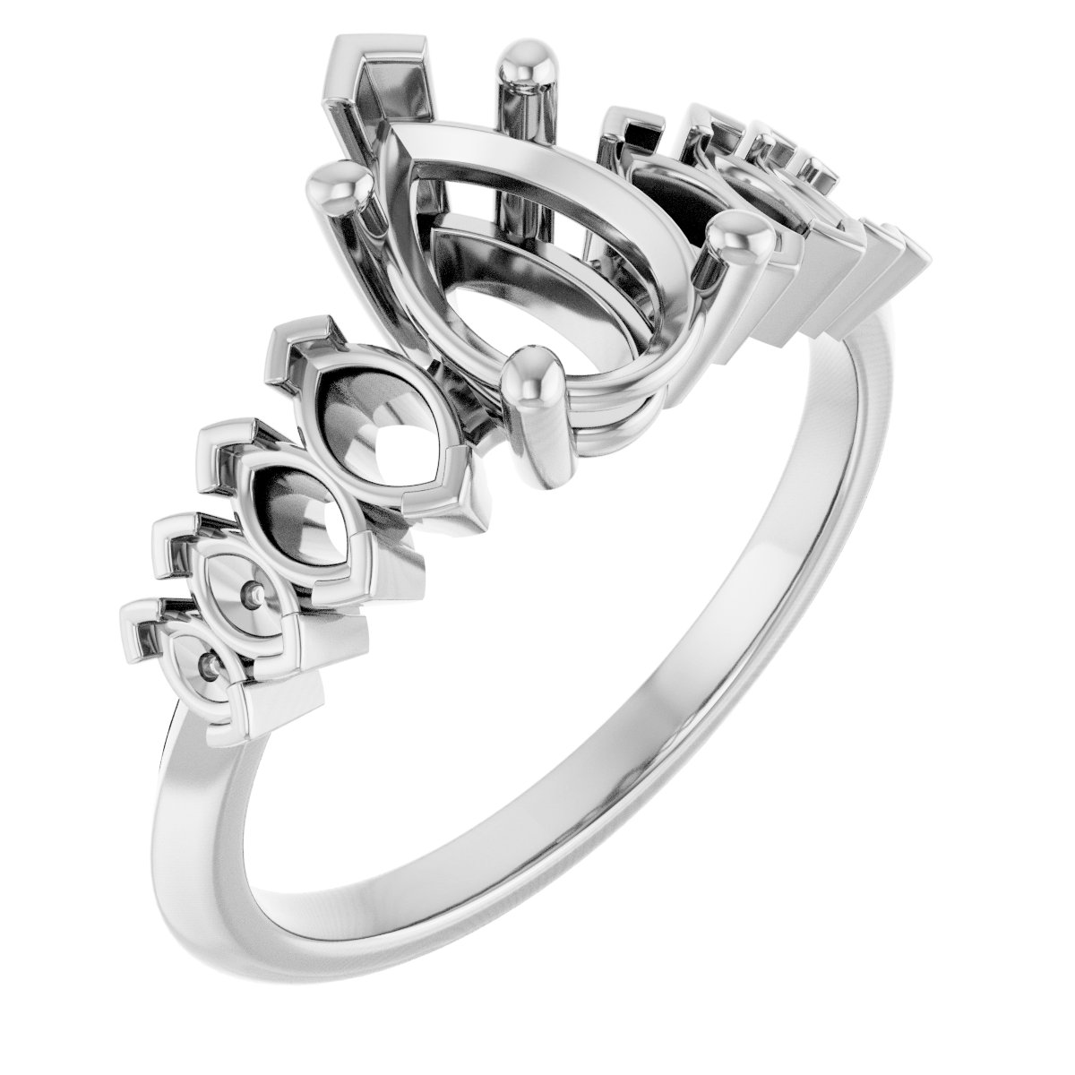 Accented Engagement Ring