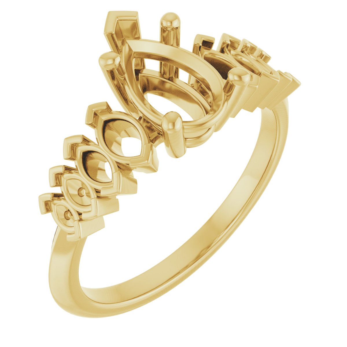 Accented Engagement Ring