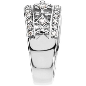1/2 CTW Natural Diamond Ring view 4