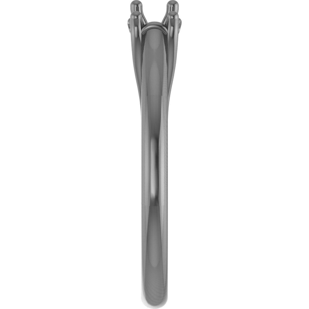 6x4 mm Oval Anniversary Band Mounting view 4