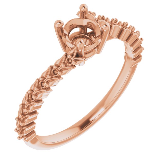 Accented Engagement Ring or Band