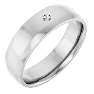 14K White 2 mm Round Band Mounting | Stuller 14K White 2 mm Round Band Mounting | Stuller