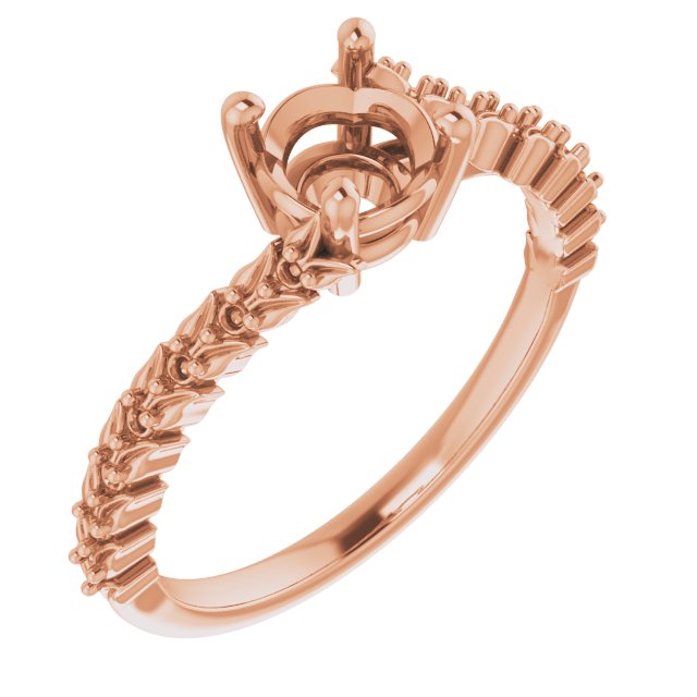 Accented Engagement Ring or Band