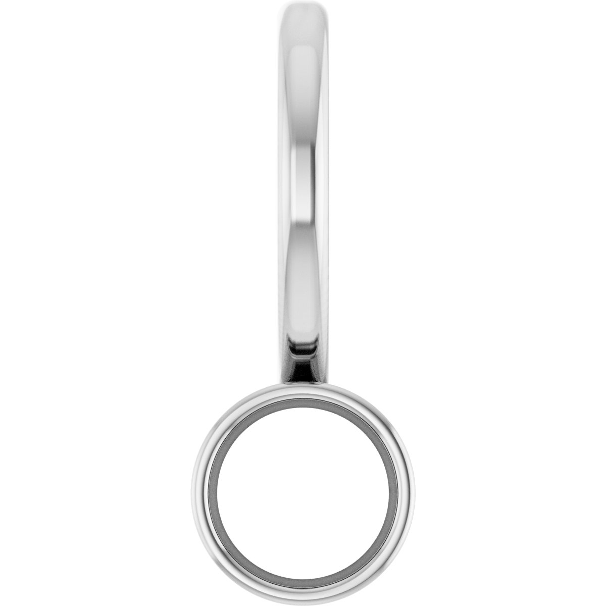 Bezel-Set Solitaire Charm/Pendant