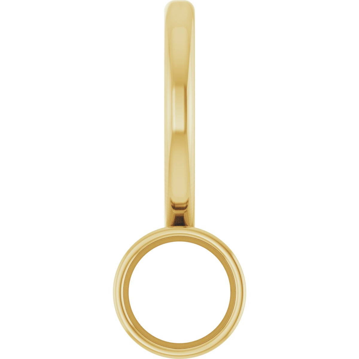 Bezel-Set Solitaire Charm/Pendant