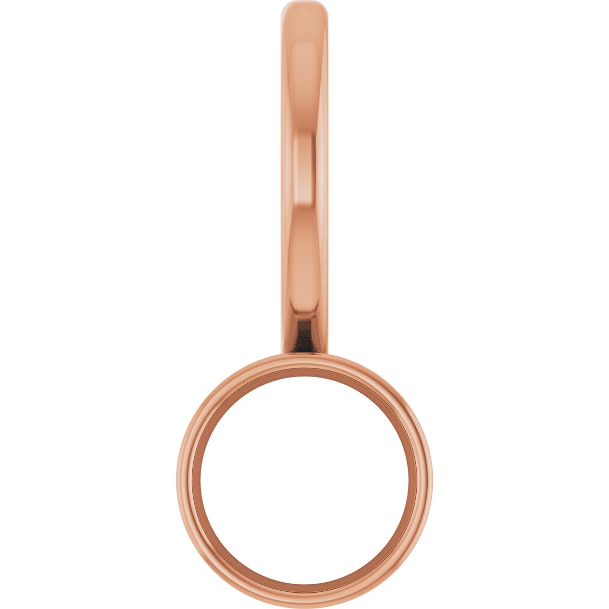 Bezel-Set Solitaire Charm/Pendant