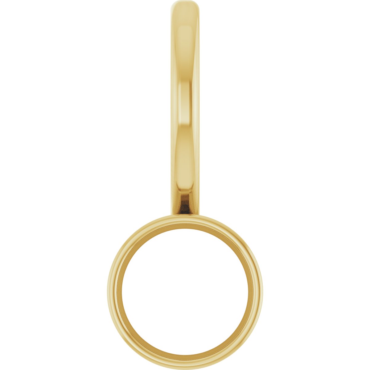 Bezel-Set Solitaire Charm/Pendant