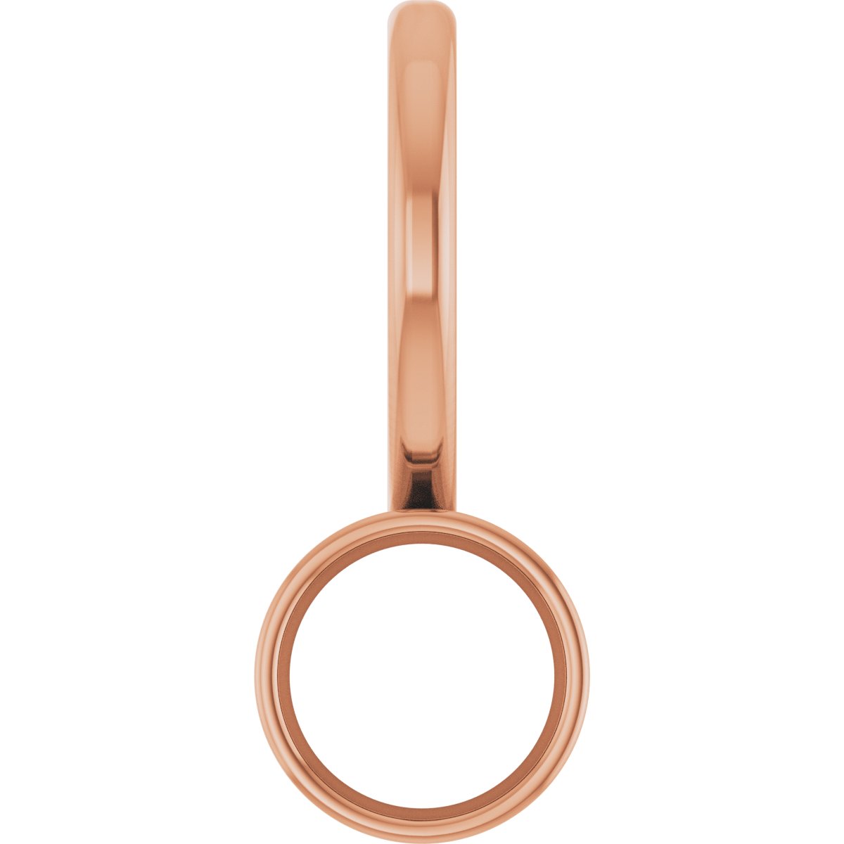 Bezel-Set Solitaire Charm/Pendant
