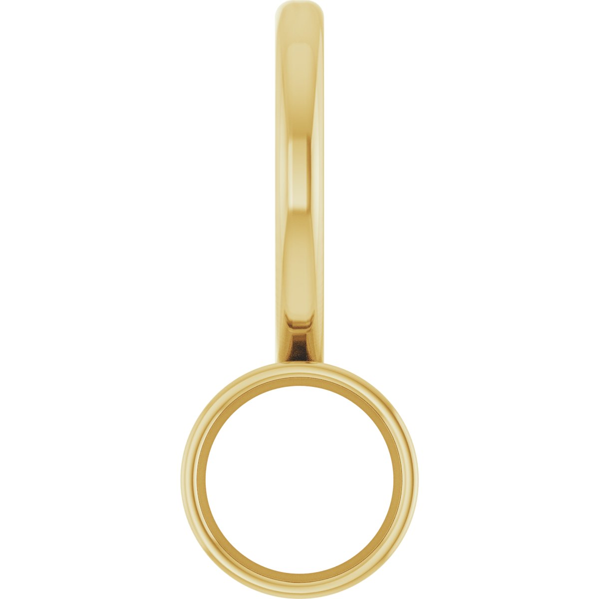 Bezel-Set Solitaire Charm/Pendant