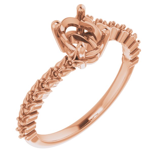 Accented Engagement Ring or Band