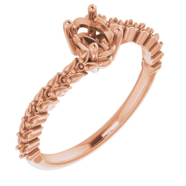 Accented Engagement Ring or Band