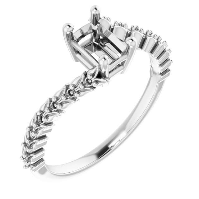 Accented Engagement Ring or Band