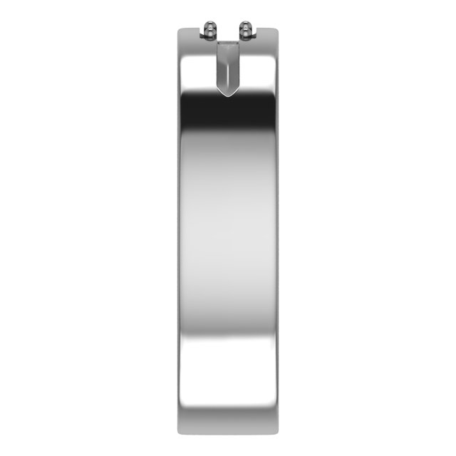 4.5x3 mm Emerald Mens Band Mounting view 4