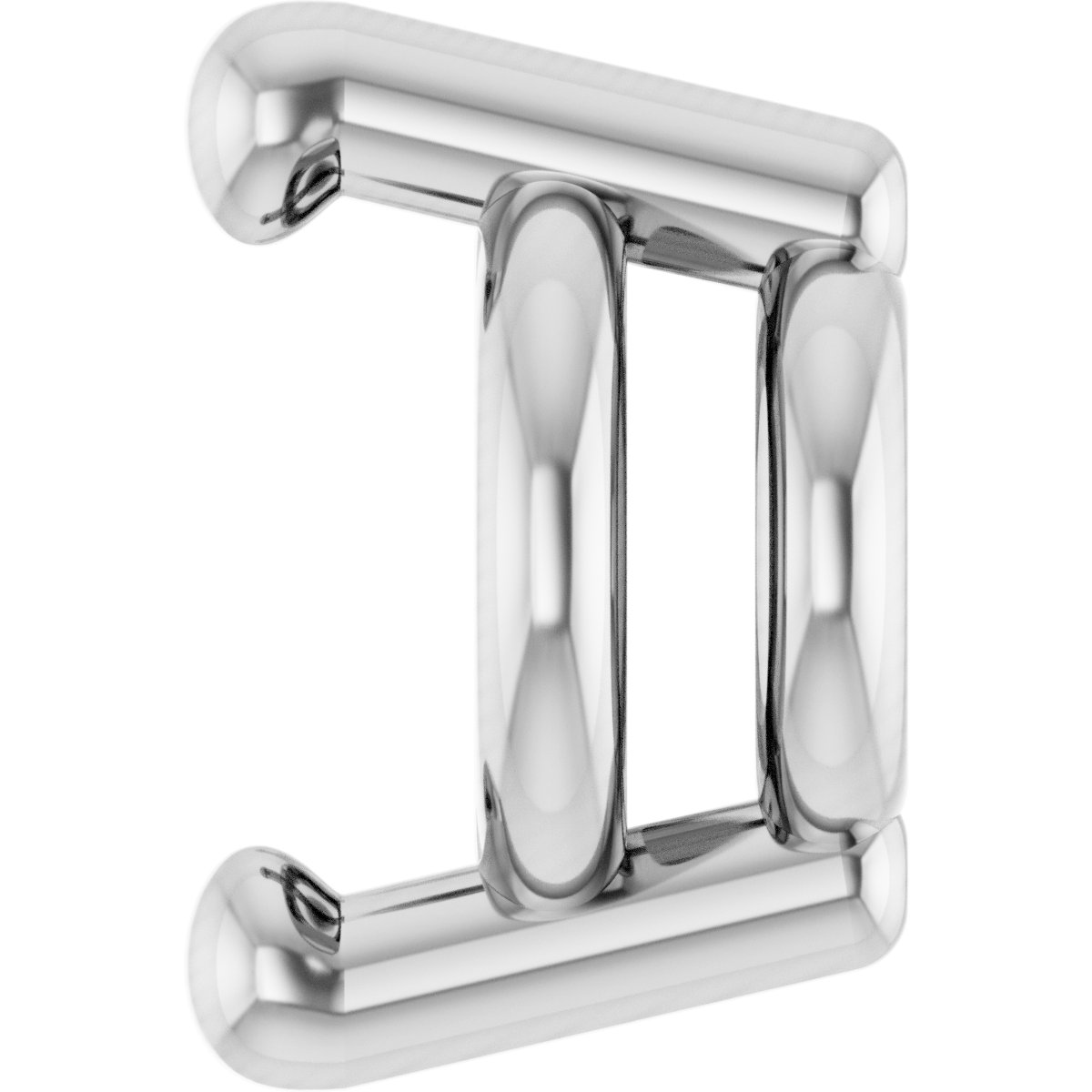 Round 2-Prong Earring Setting