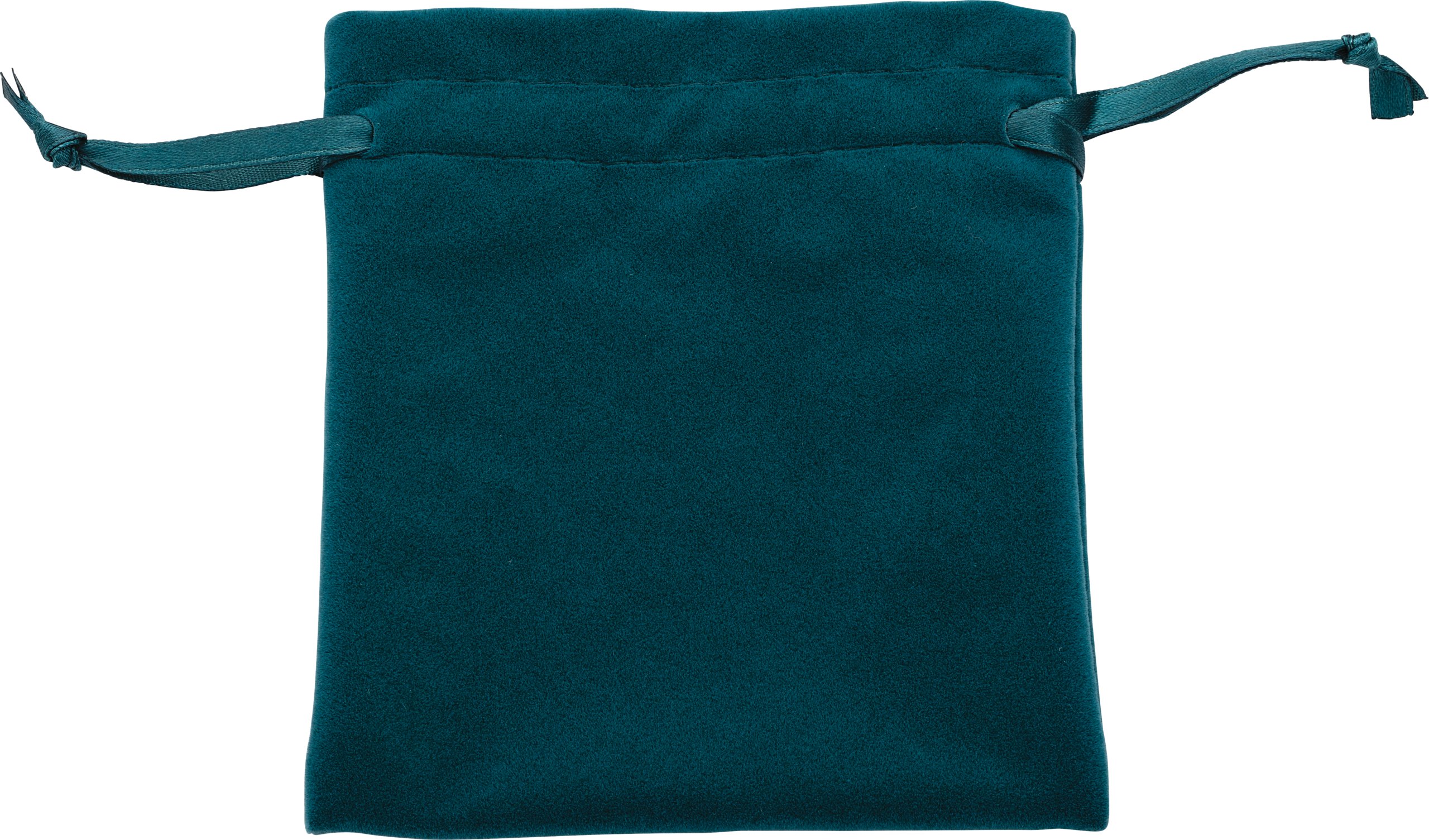 Veltex® Teal Medium Drawstring Pouch with Outer Carton