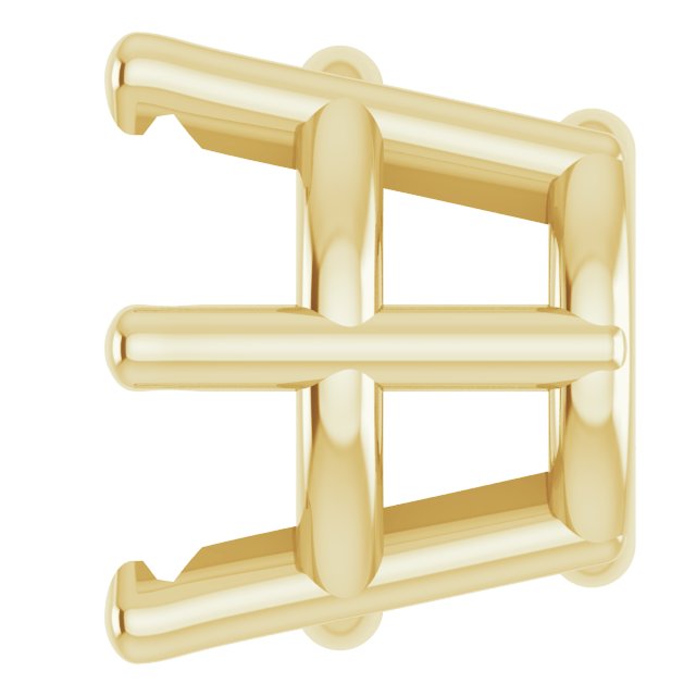 Pre-Notched Earring Setting