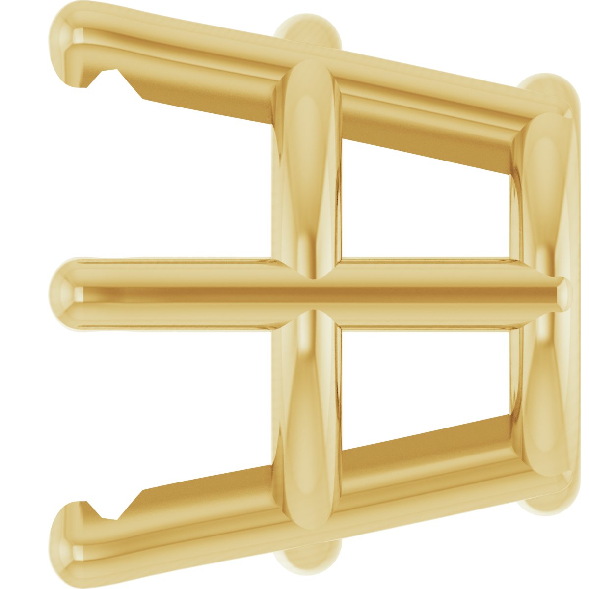 Pre-Notched Earring Setting