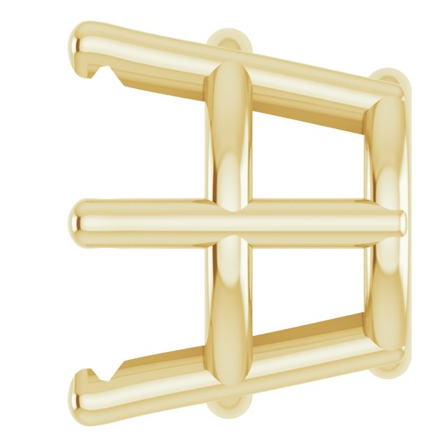 Pre-Notched Earring Setting