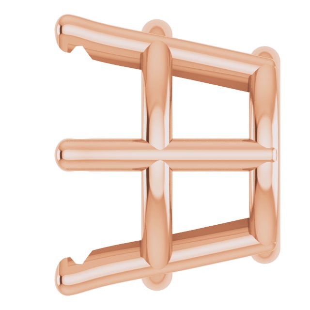 Pre-Notched Earring Setting