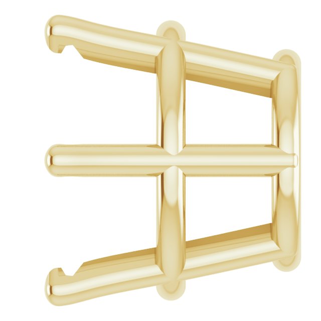 Pre-Notched Earring Setting