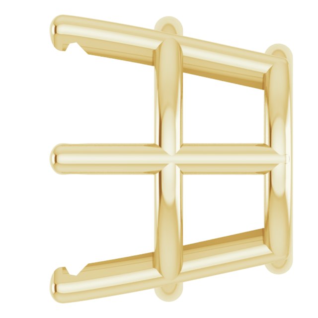Pre-Notched Earring Setting