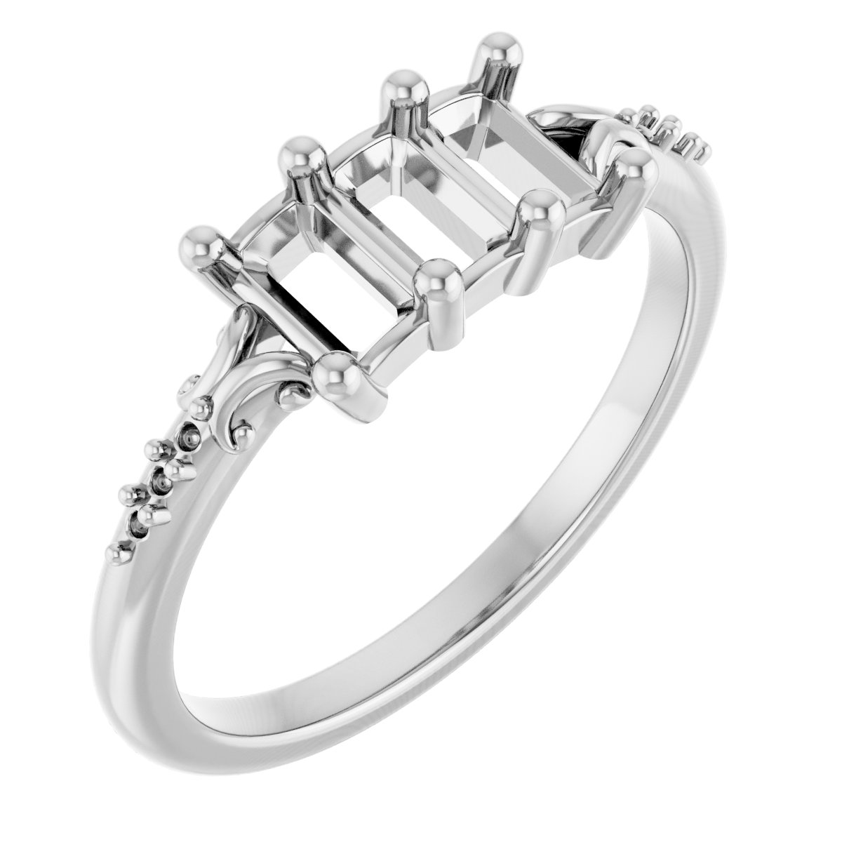 Three-Stone Anniversary Band