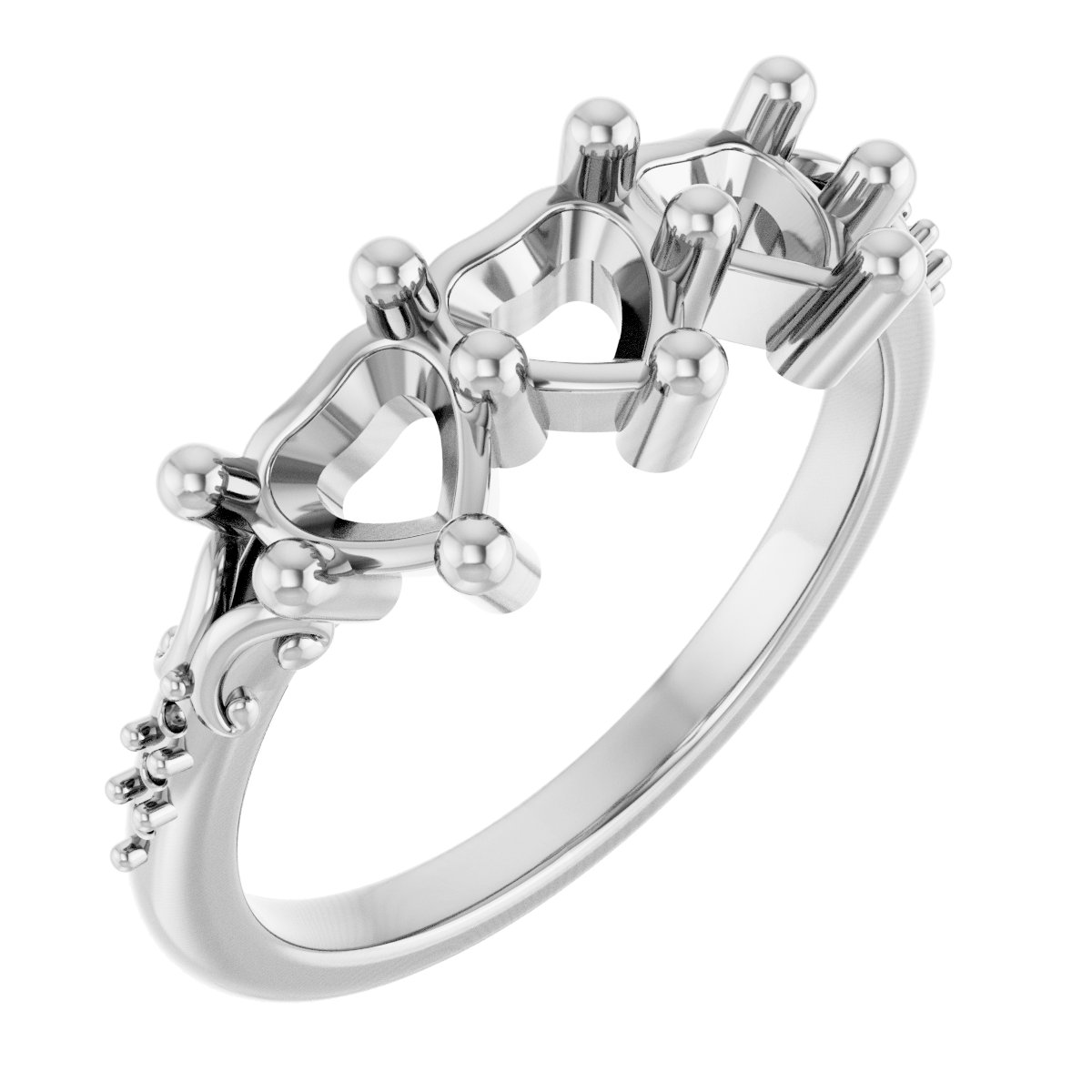 Three-Stone Anniversary Band