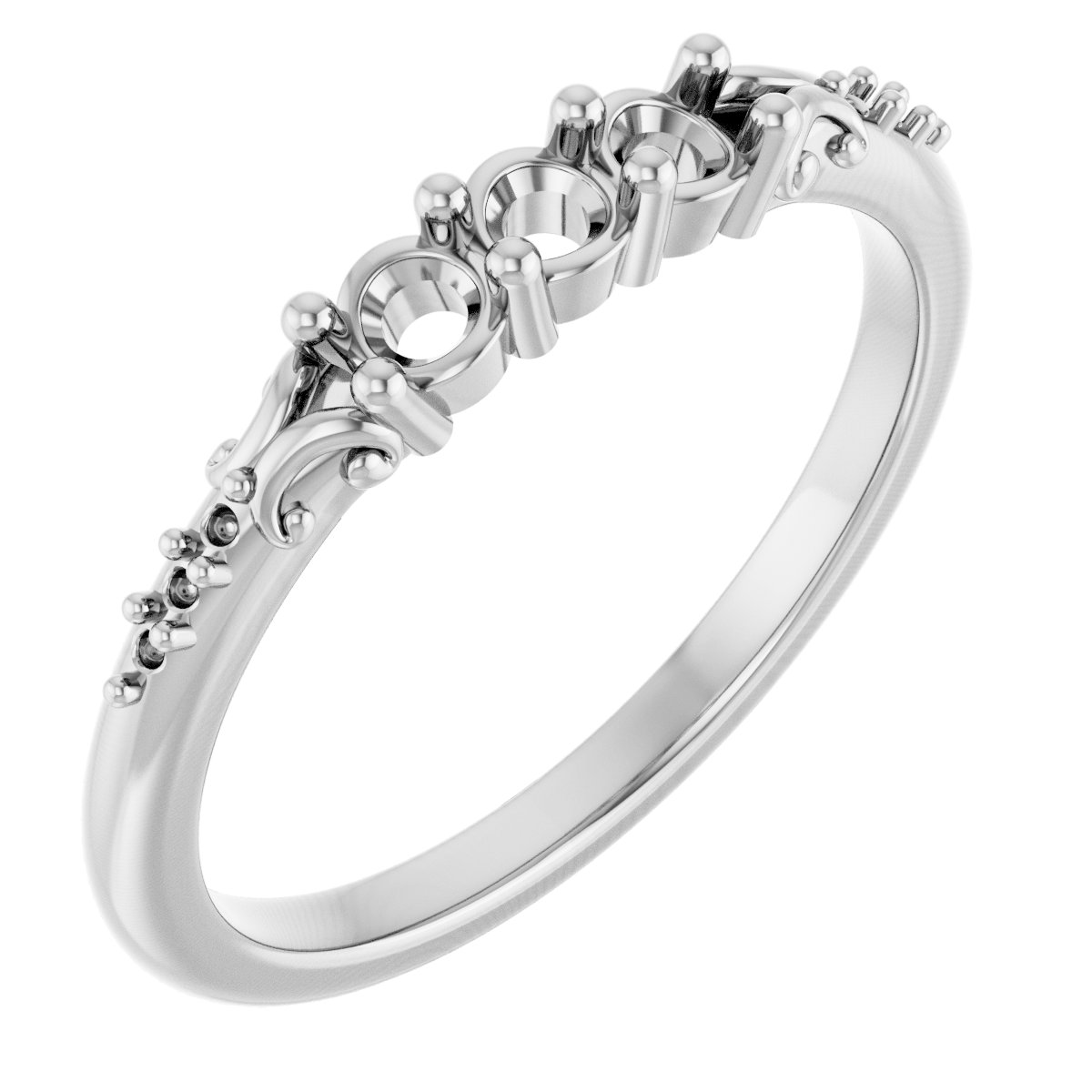 Three-Stone Anniversary Band
