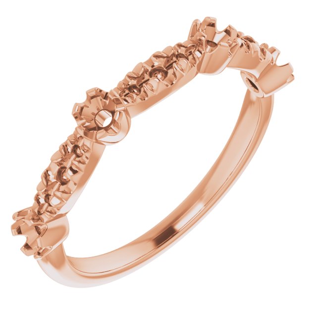 1/3 CTW Natural Diamond Anniversary Band – 14K Rose Gold