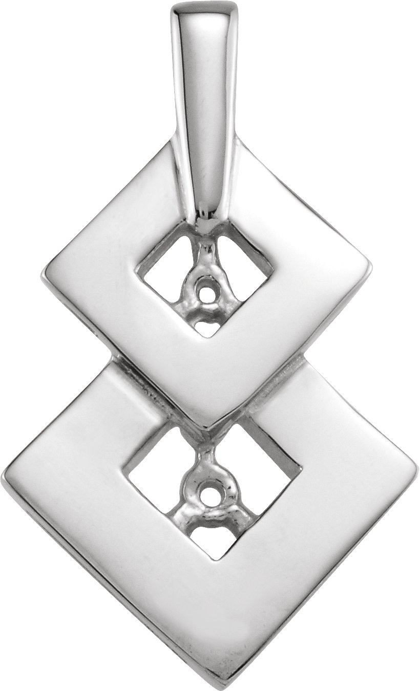 22x14 mm Geometric Pendant