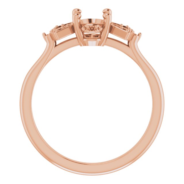 Accented Engagement Ring or Band