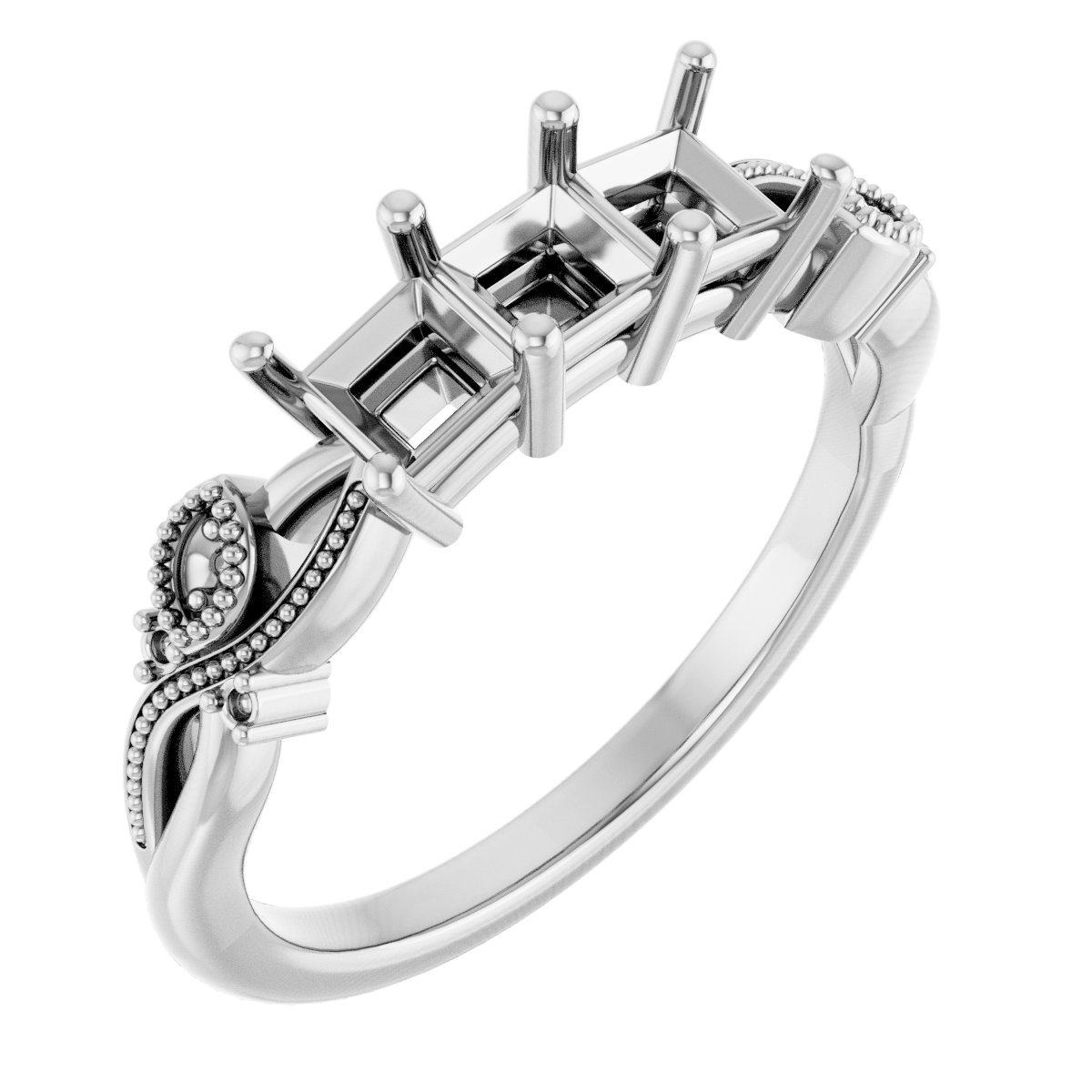 Three-Stone Anniversary Band