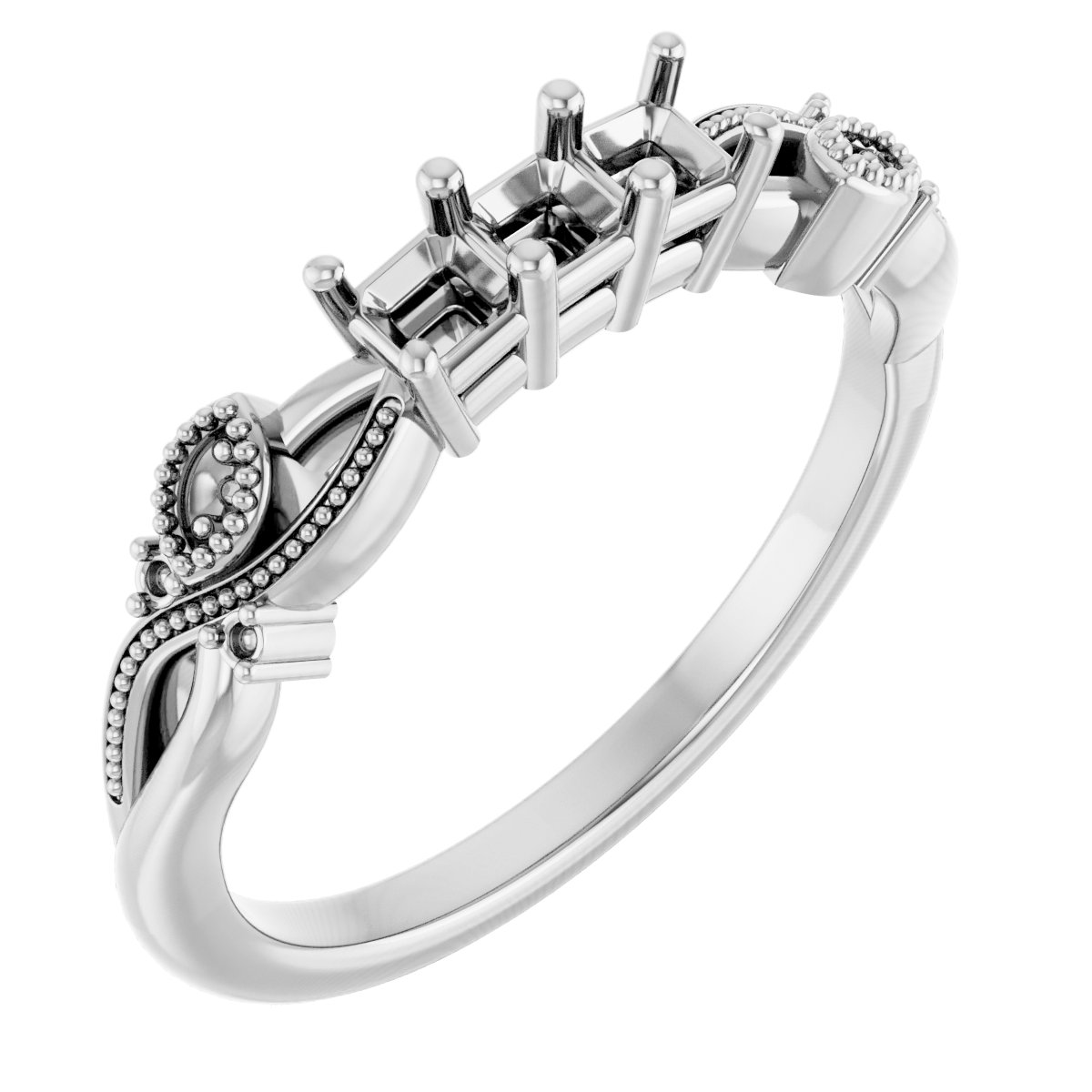 Three-Stone Anniversary Band