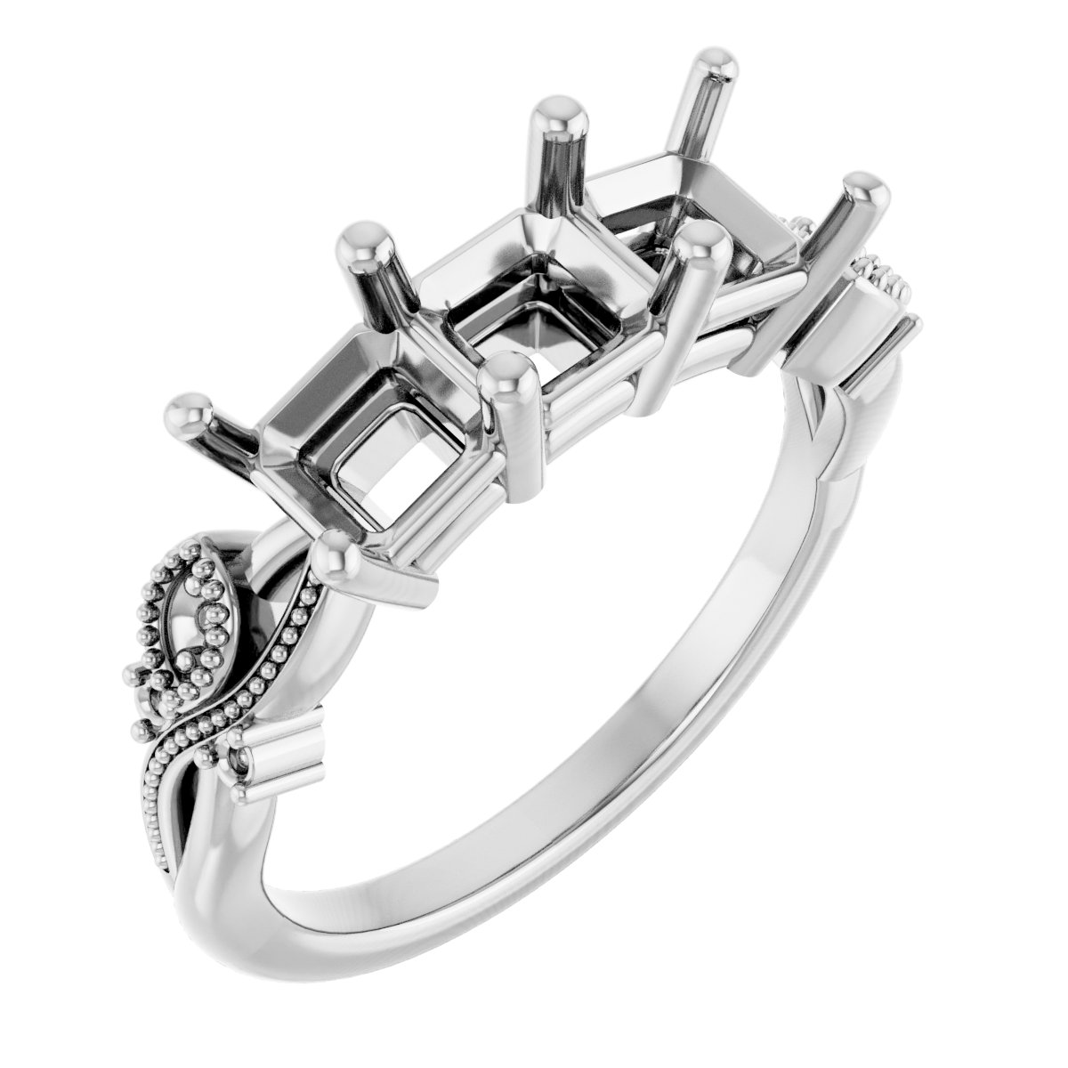 Three-Stone Anniversary Band