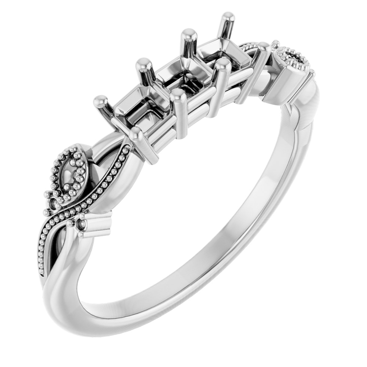 Three-Stone Anniversary Band