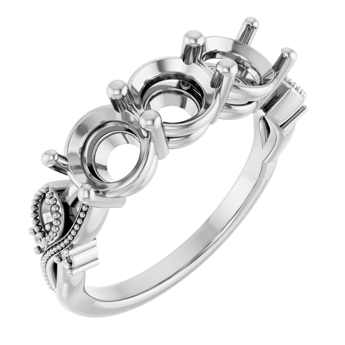 Three-Stone Anniversary Band