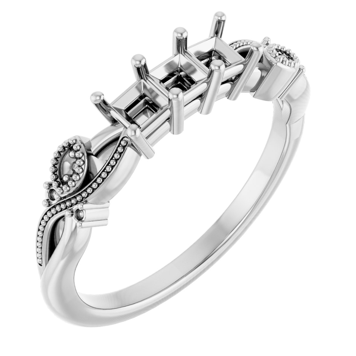 Three-Stone Anniversary Band