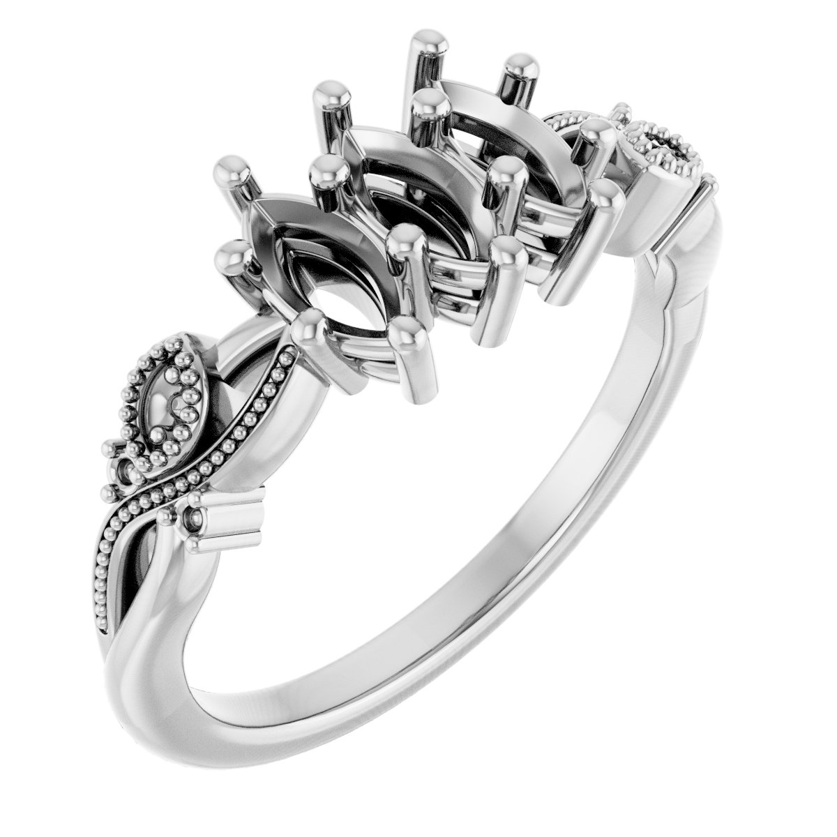 Three-Stone Anniversary Band