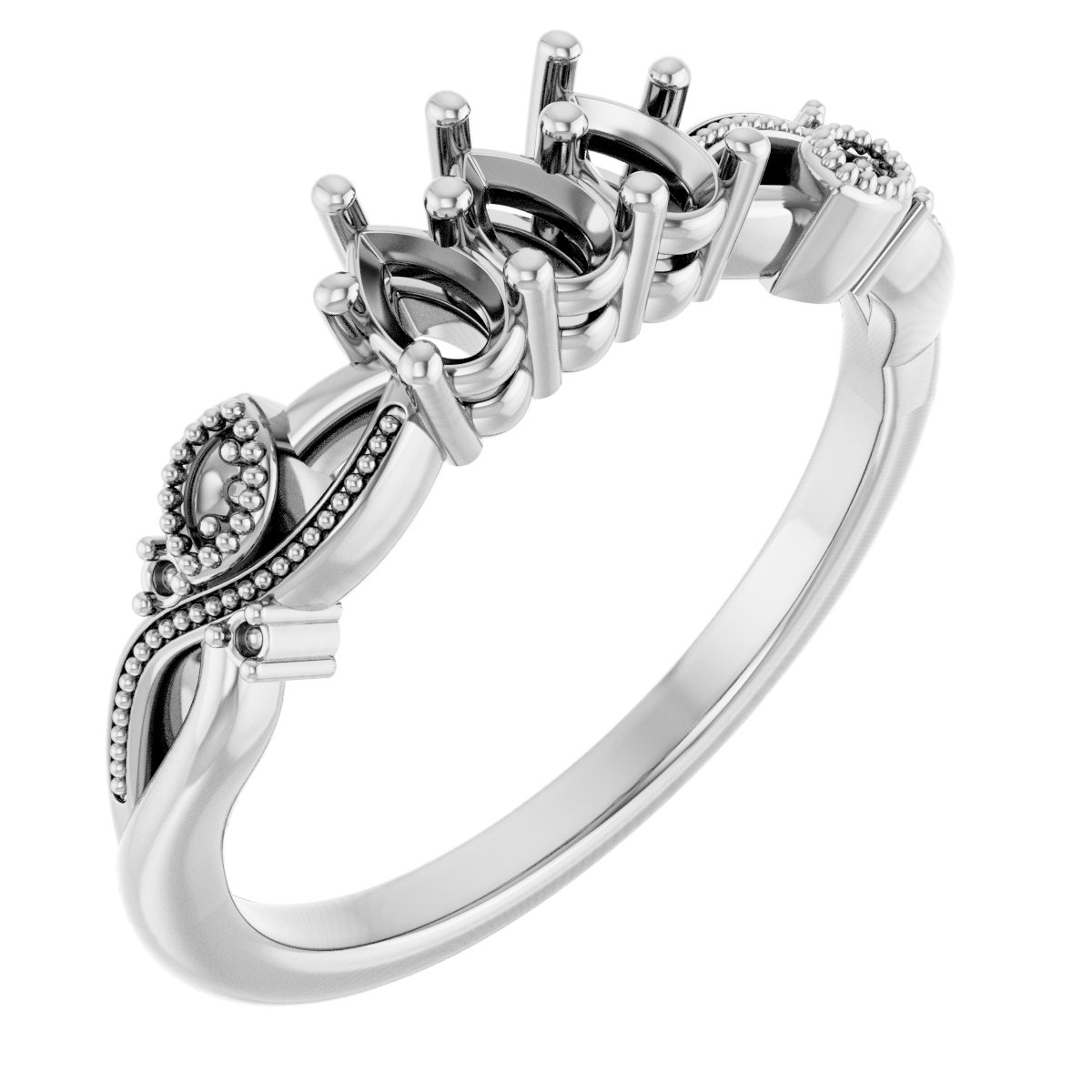 Three-Stone Anniversary Band