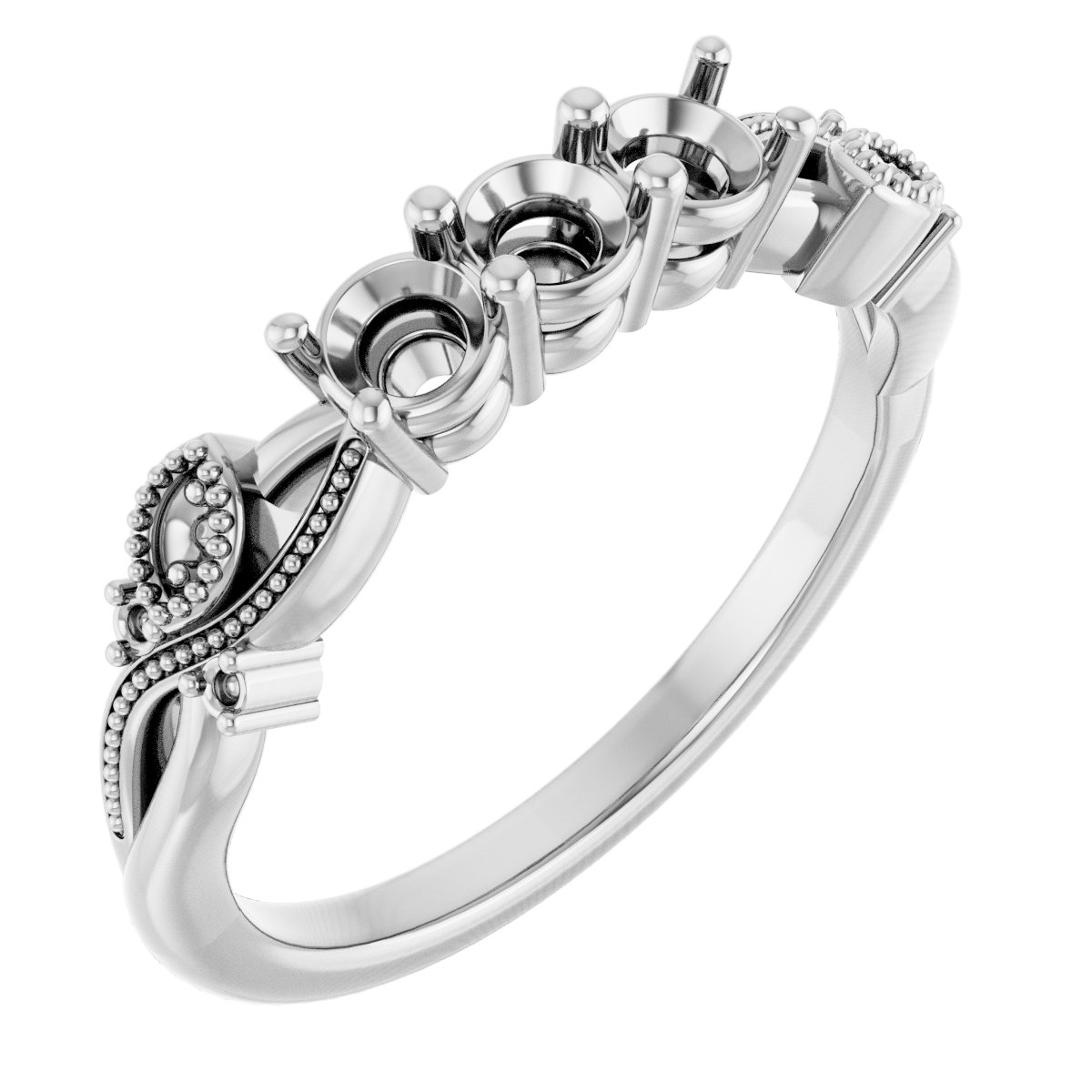 Three-Stone Anniversary Band