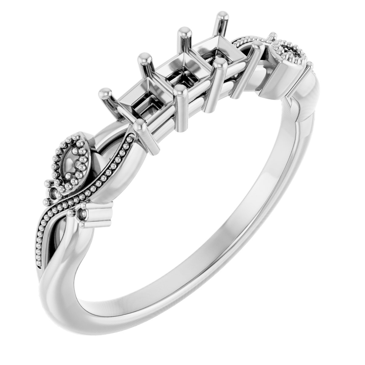 Three-Stone Anniversary Band
